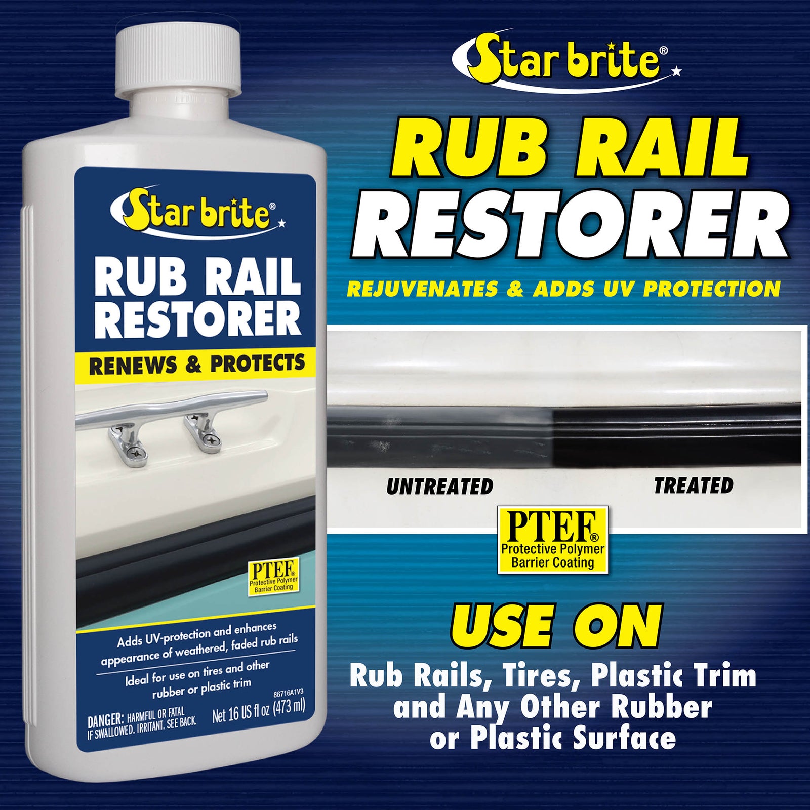 Rub Rail Restorer & Protectant