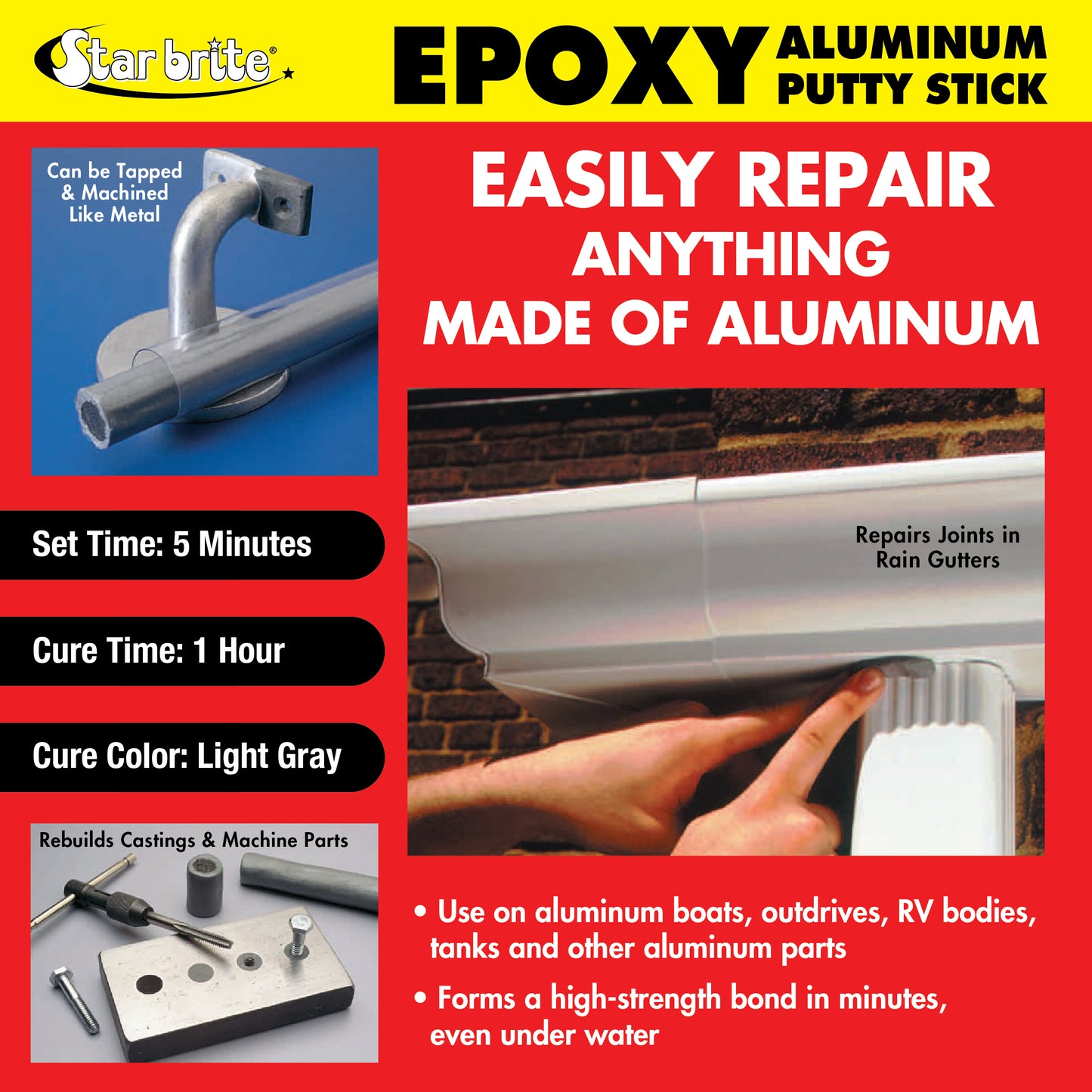 Waterproof Epoxy Aluminum Putty Stick