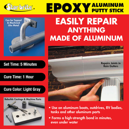 Waterproof Epoxy Aluminum Putty Stick