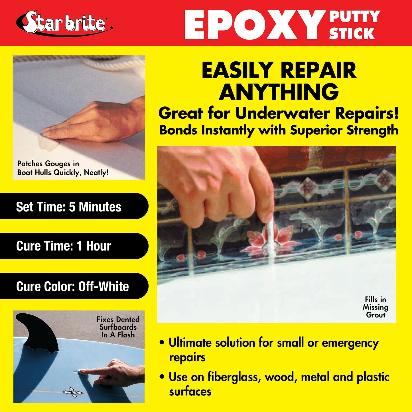 Epoxy Putty Stick - Quick, Versatile, Permanent Repairs