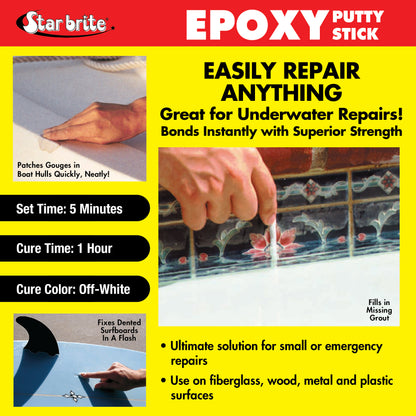 Epoxy Putty Stick - Quick, Versatile, Permanent Repairs