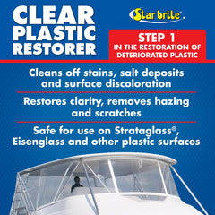 Clear Plastic Restorer - Step 1 - Star brite Distributing, LLC