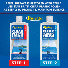 Clear Plastic Restorer - Step 1 - Star brite Distributing, LLC