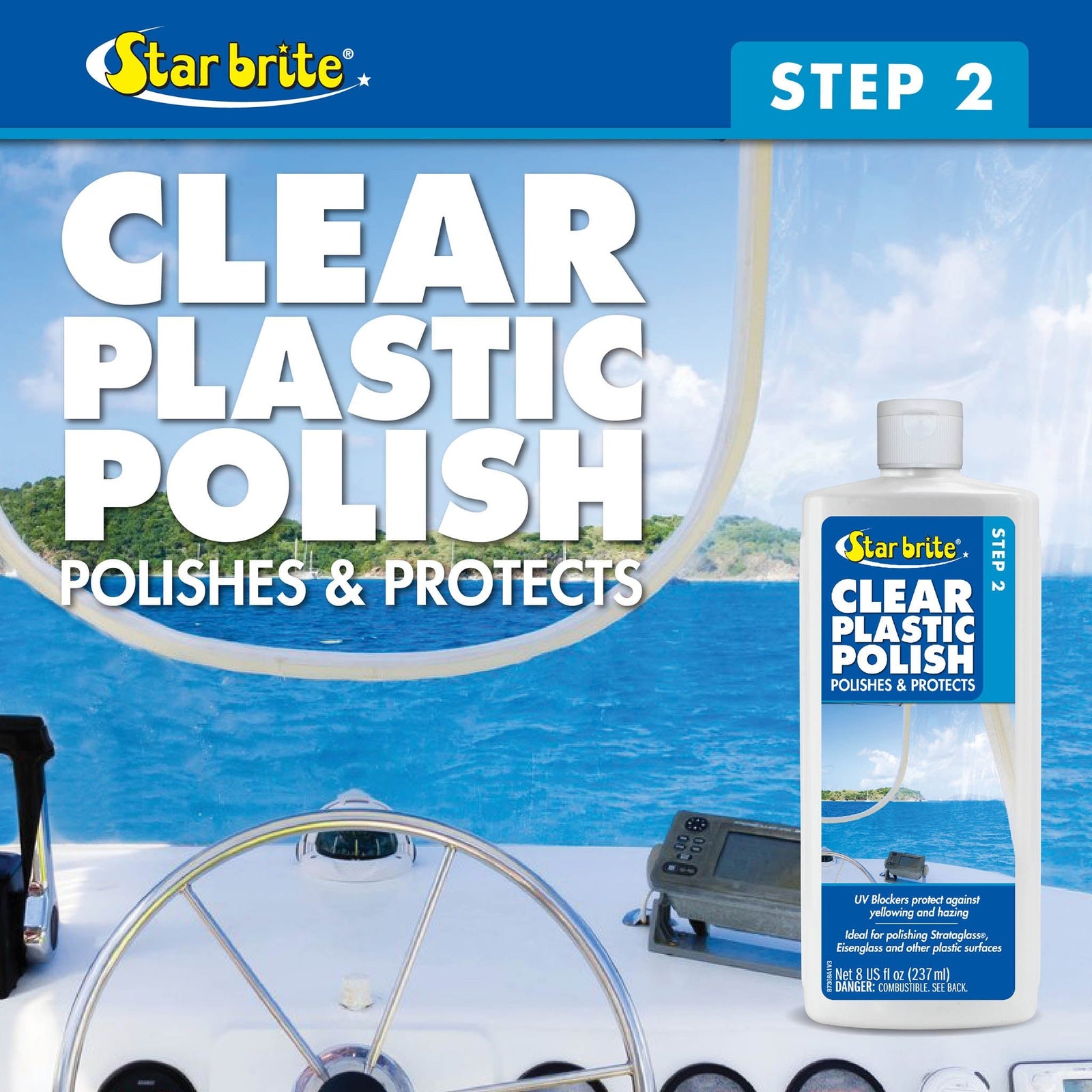 Clear Plastic Polish - Step 2 - Star brite Distributing, LLC