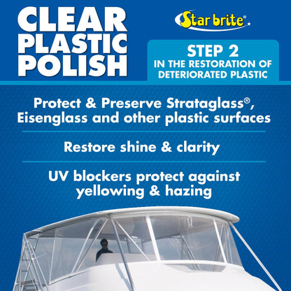 Clear Plastic Polish - Step 2 - Star brite Distributing, LLC