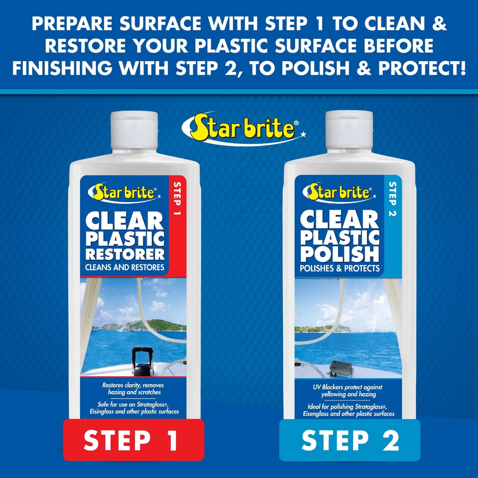 Clear Plastic Polish - Step 2 - Star brite Distributing, LLC