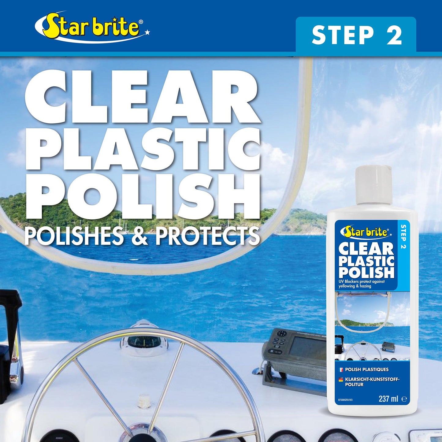 Clear Plastic Polish - Step 2 - Star brite Distributing, LLC