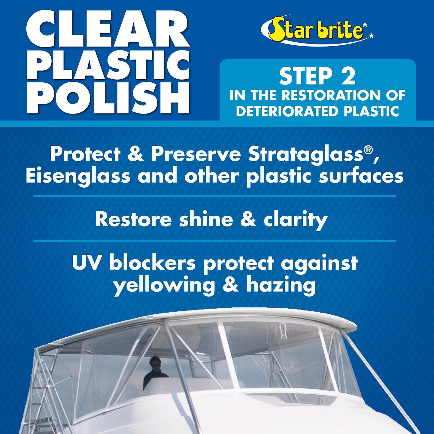 Clear Plastic Polish - Step 2 - Star brite Distributing, LLC