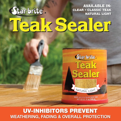 Teak Sealer - No Drip, No Splash Formula - Natural Light