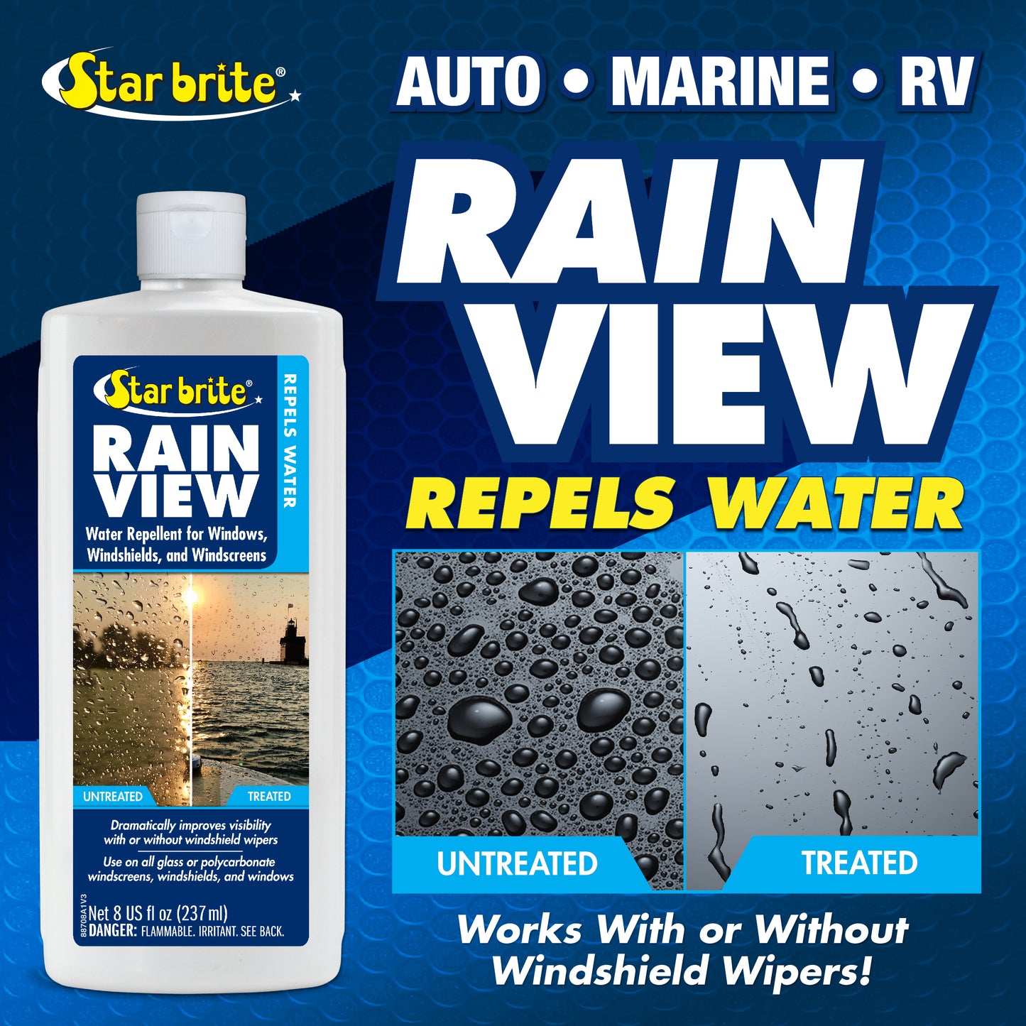 Rain View - Rain Repellent for Windshields and Windows
