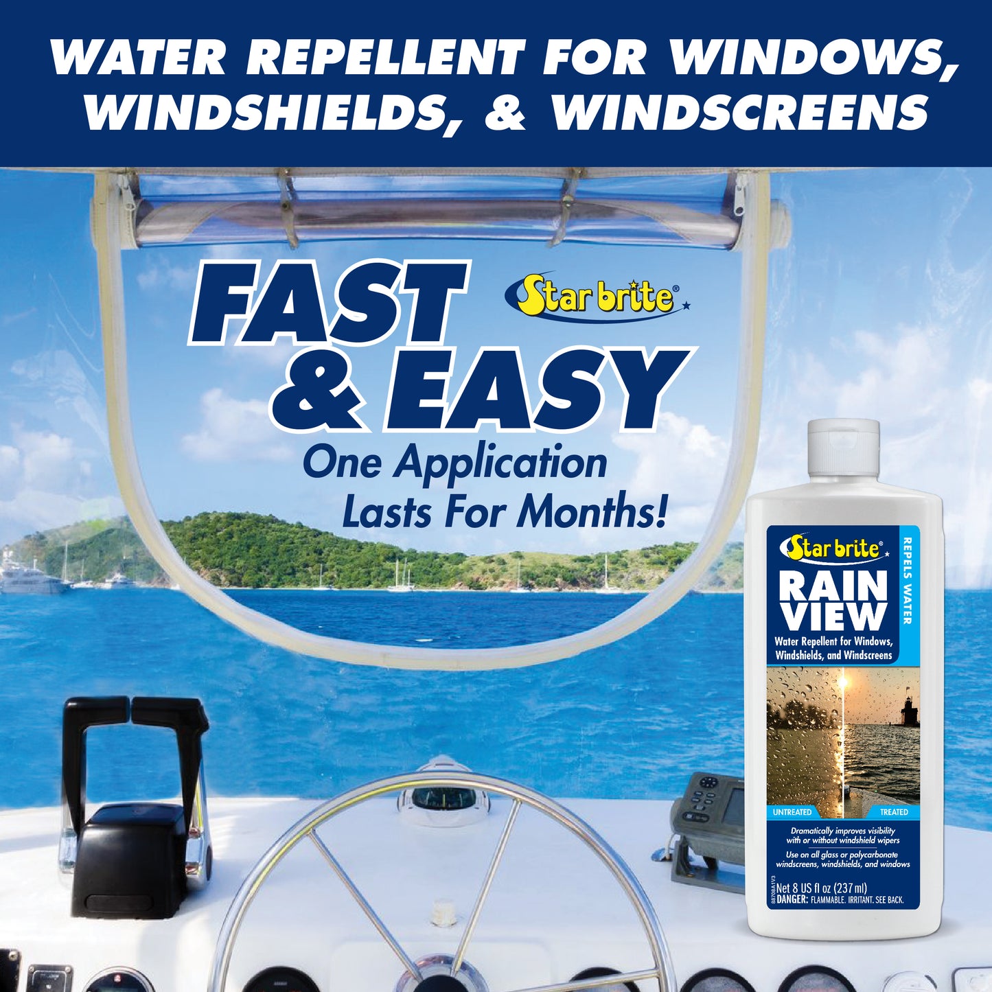 Rain View - Rain Repellent for Windshields and Windows
