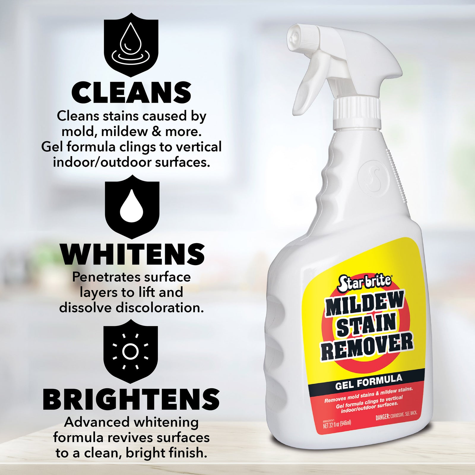 Mildew Stain Remover Gel