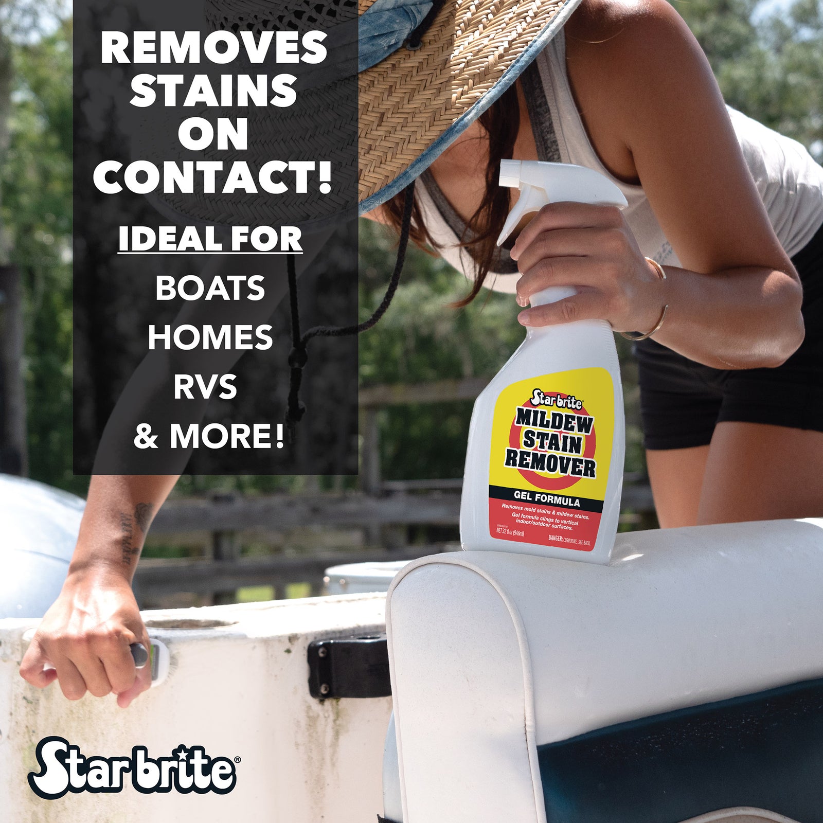Mildew Stain Remover Gel