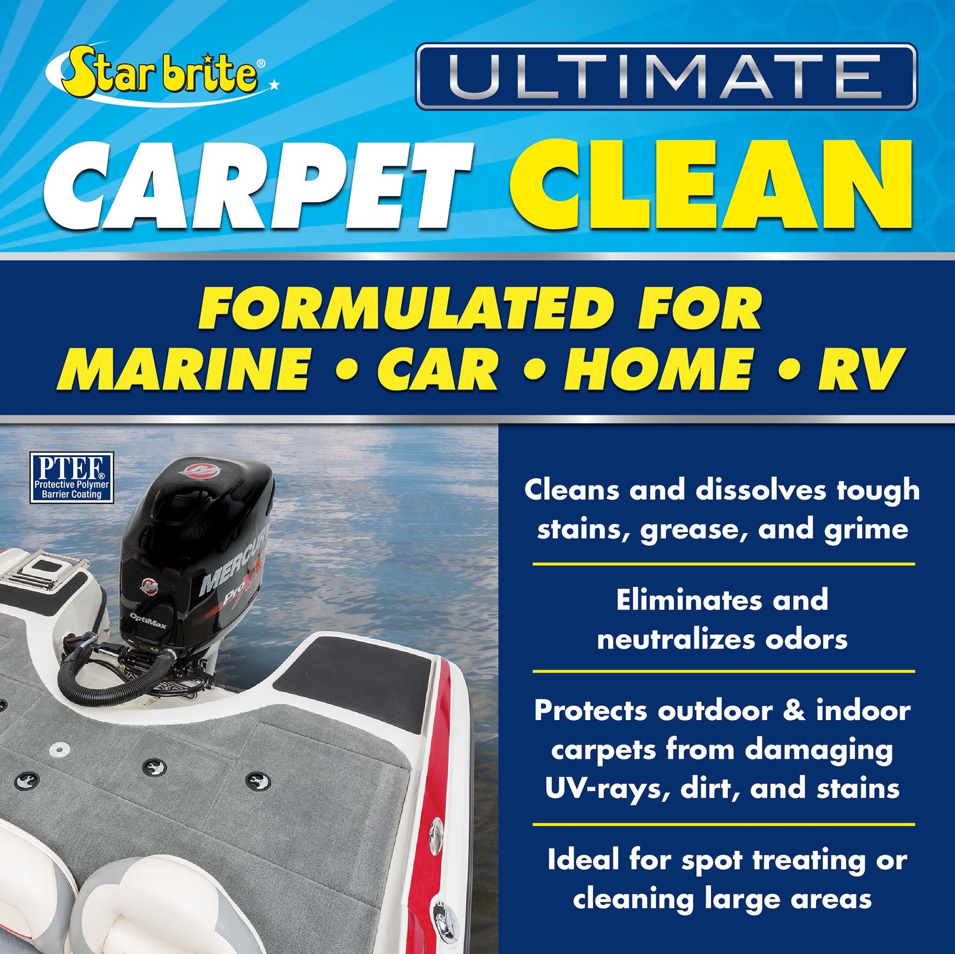 Ultimate Carpet Clean - Removes Tough Stains & Odors - Star brite Distributing, LLC