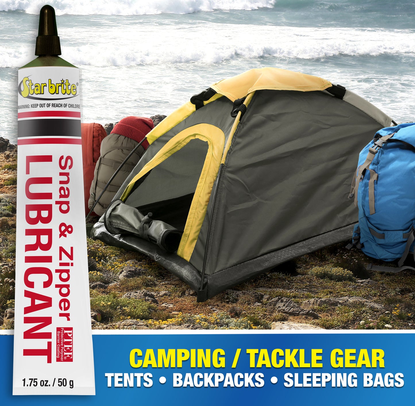 Snap & Zipper Lubricant - Clear, Multi-Use