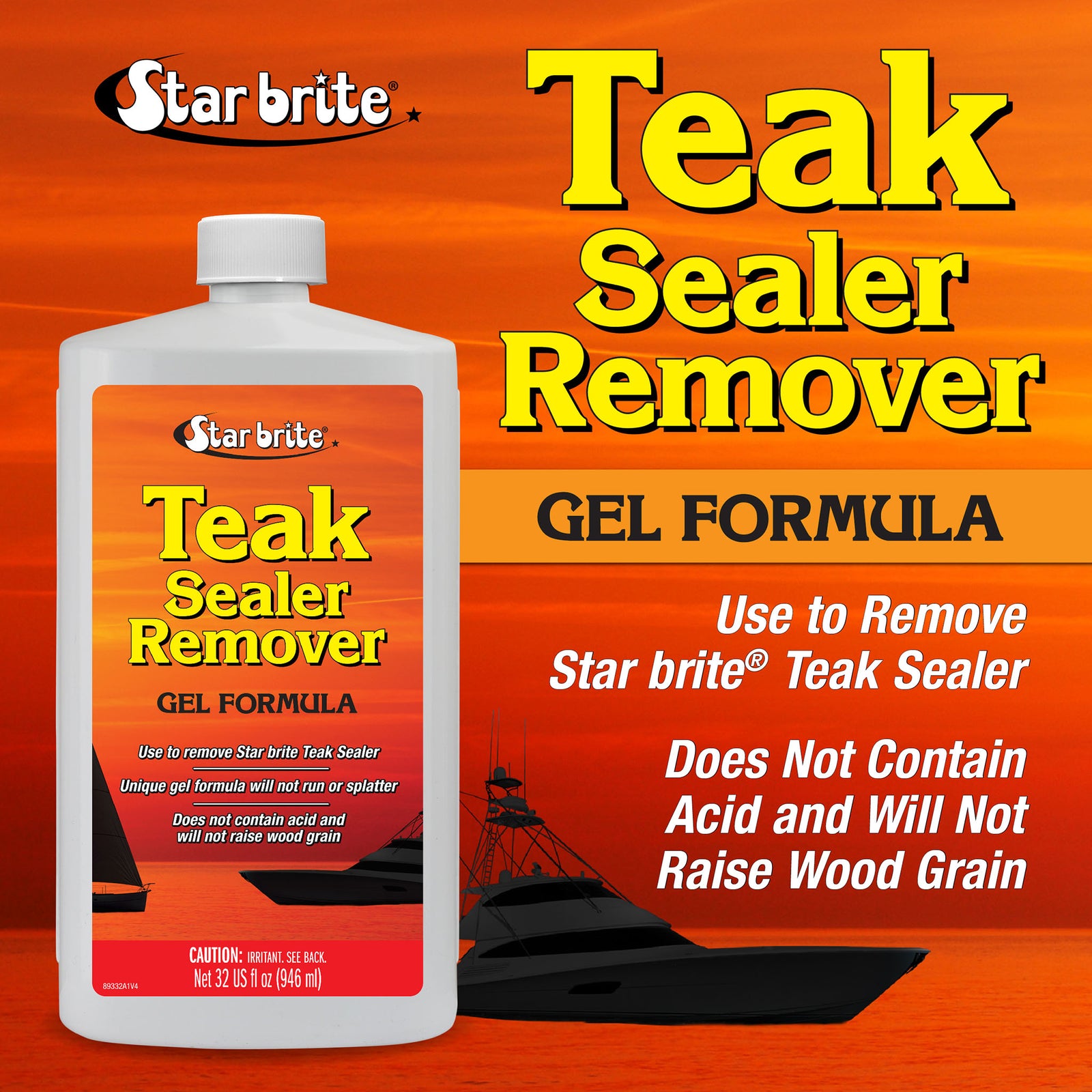 Teak Sealer Remover Gel Formula