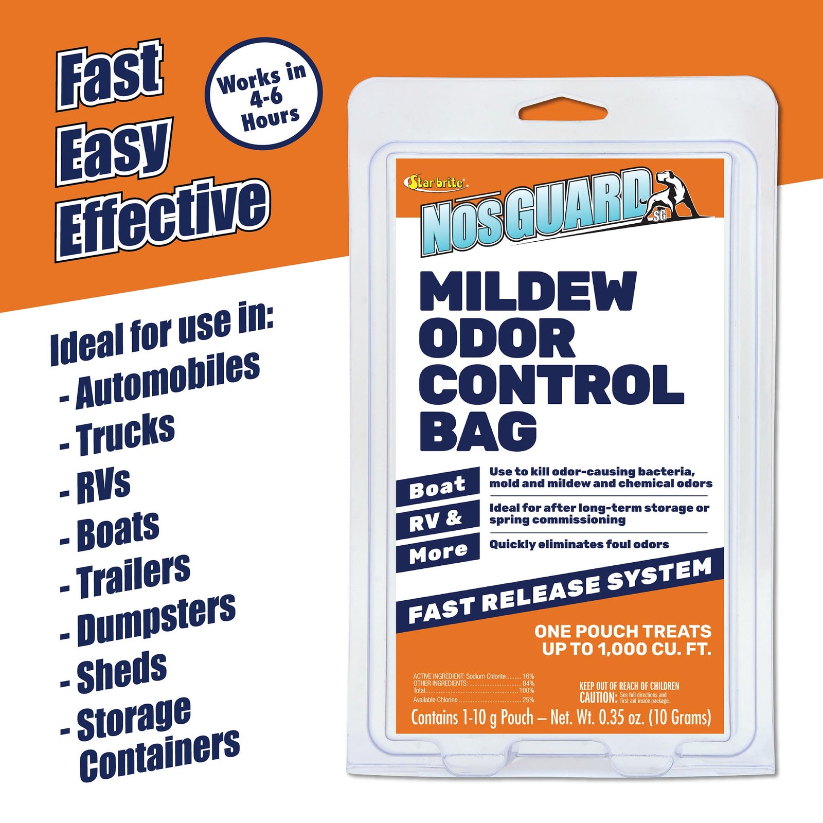 Mildew Odor Control Bags