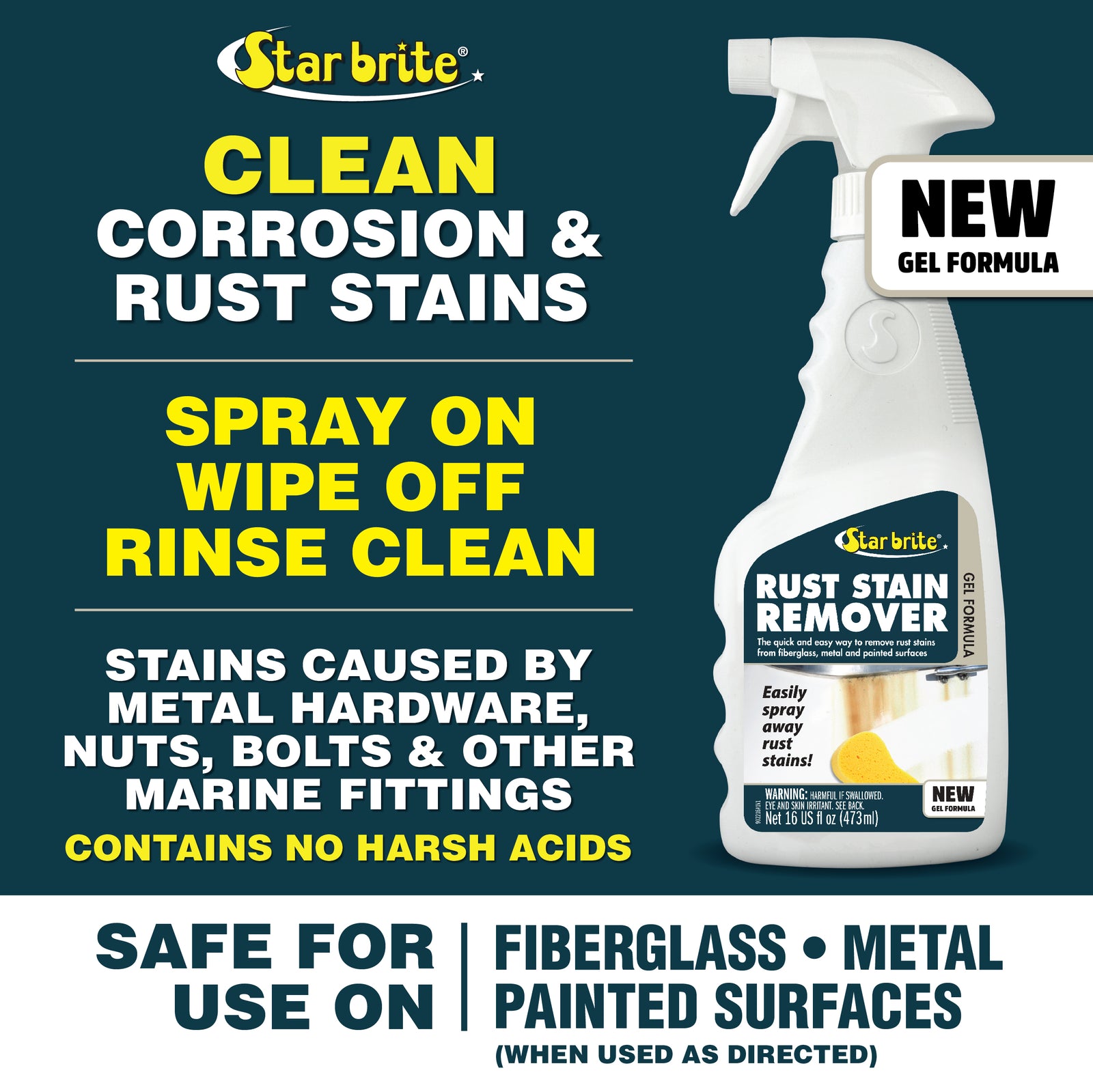 Rust Stain Remover Gel Formula