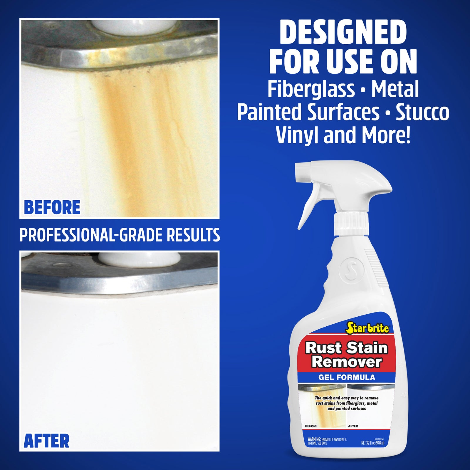 Rust Stain Remover Gel Formula
