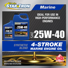 4-Stroke Marine Engine Oil 25W-40