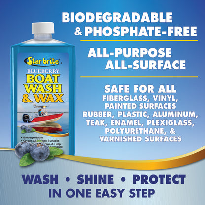 Boat Wash & Wax - Blueberry Scent