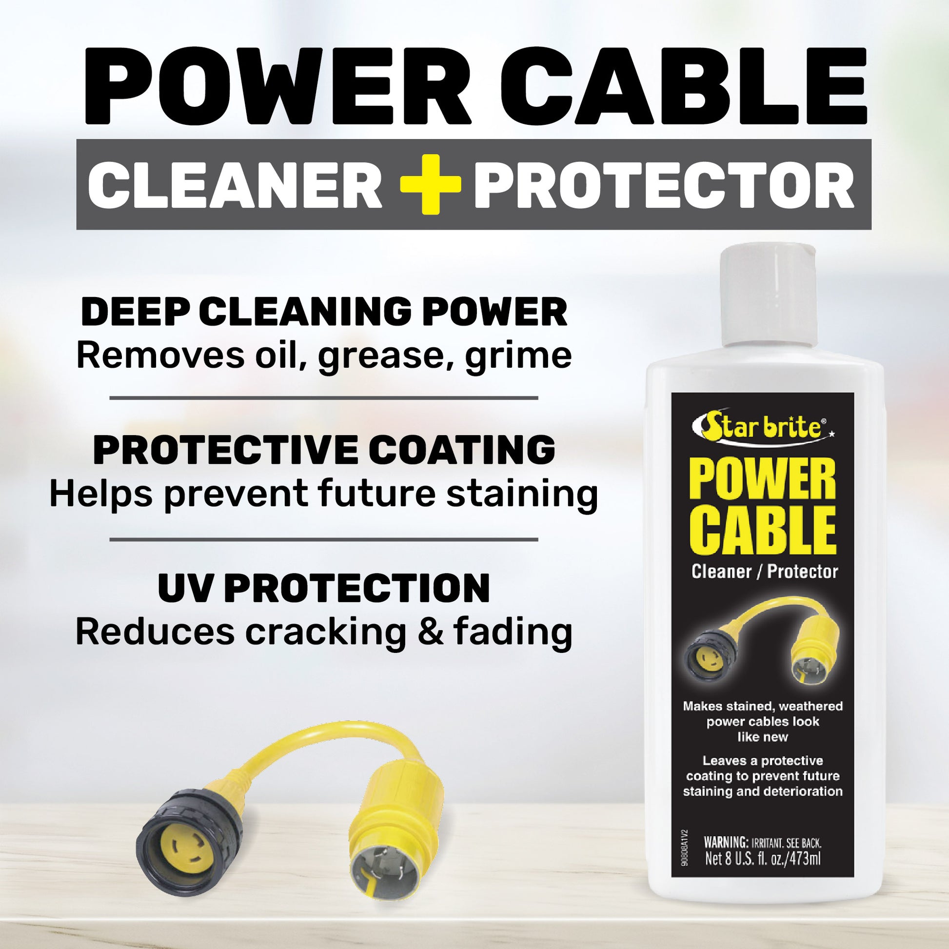 Power Cable Cleaner & Protector - Star brite Distributing, LLC