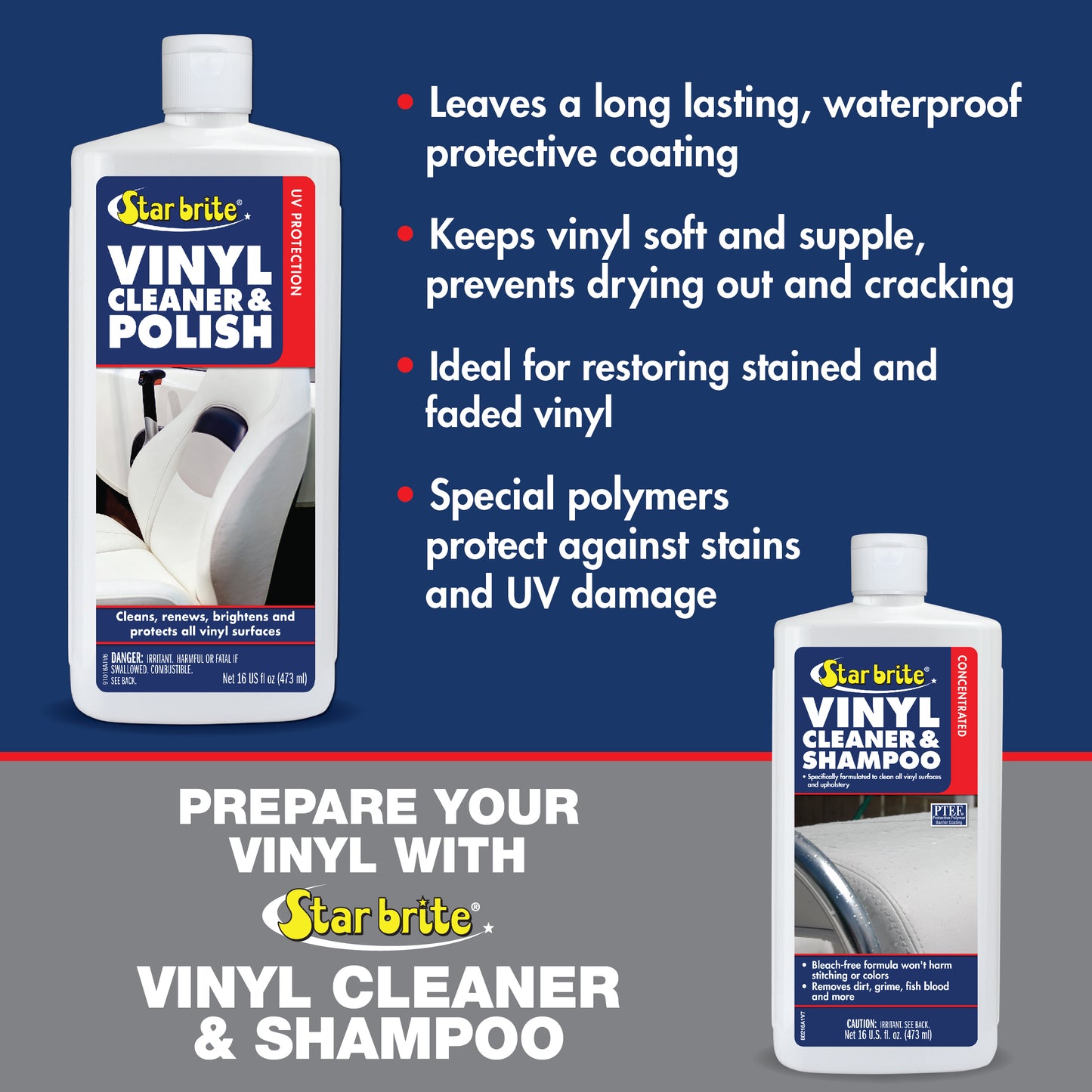 Vinyl Cleaner & Polish - UV Protection
