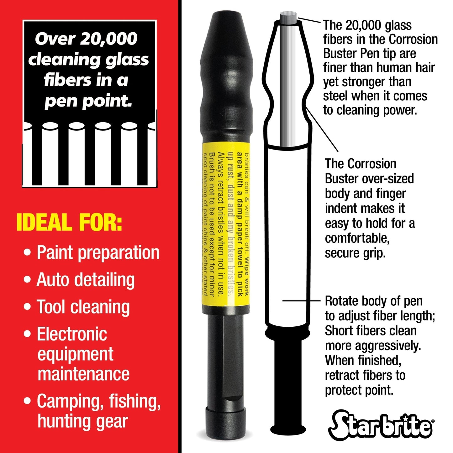 Corrosion Buster Pen - Electrical Connections, Marine Gear - Star brite Distributing, LLC