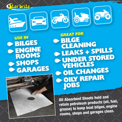 High-Efficiency Oil Absorbent Sheets