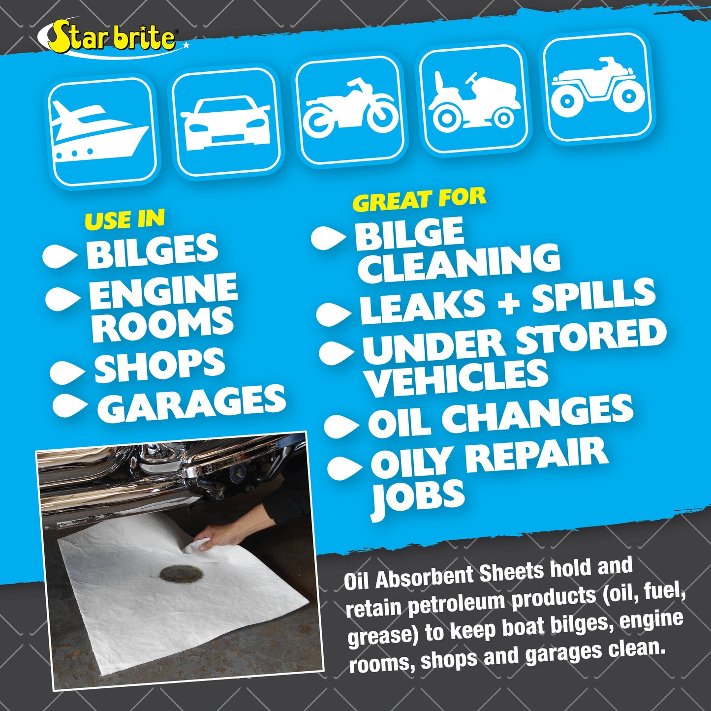 High-Efficiency Oil Absorbent Sheets