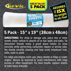 Oil Absorbent Sheets