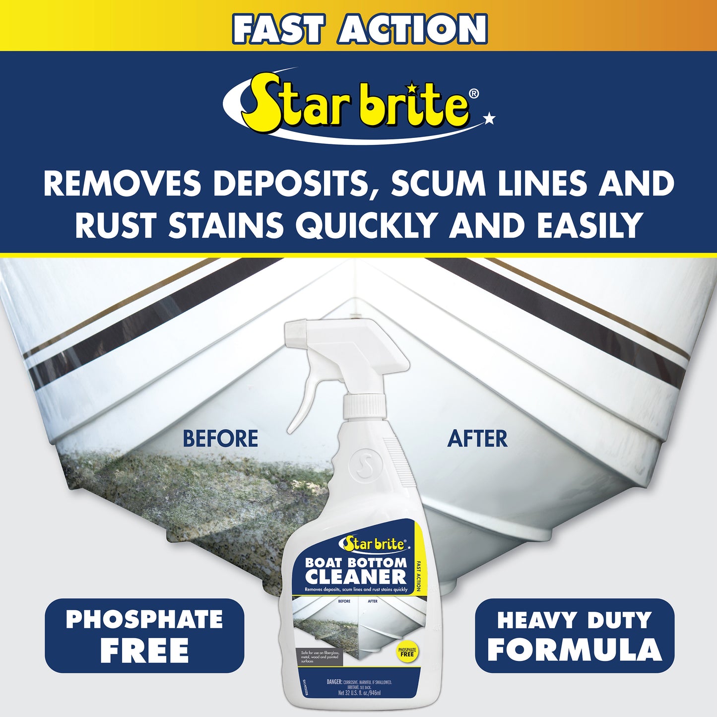 Heavy Duty Boat Bottom Cleaner