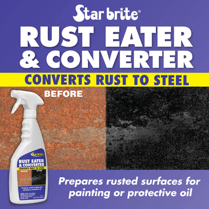 Rust Eater & Converter Spray - Converts Rust Into Steel - Star brite Distributing, LLC