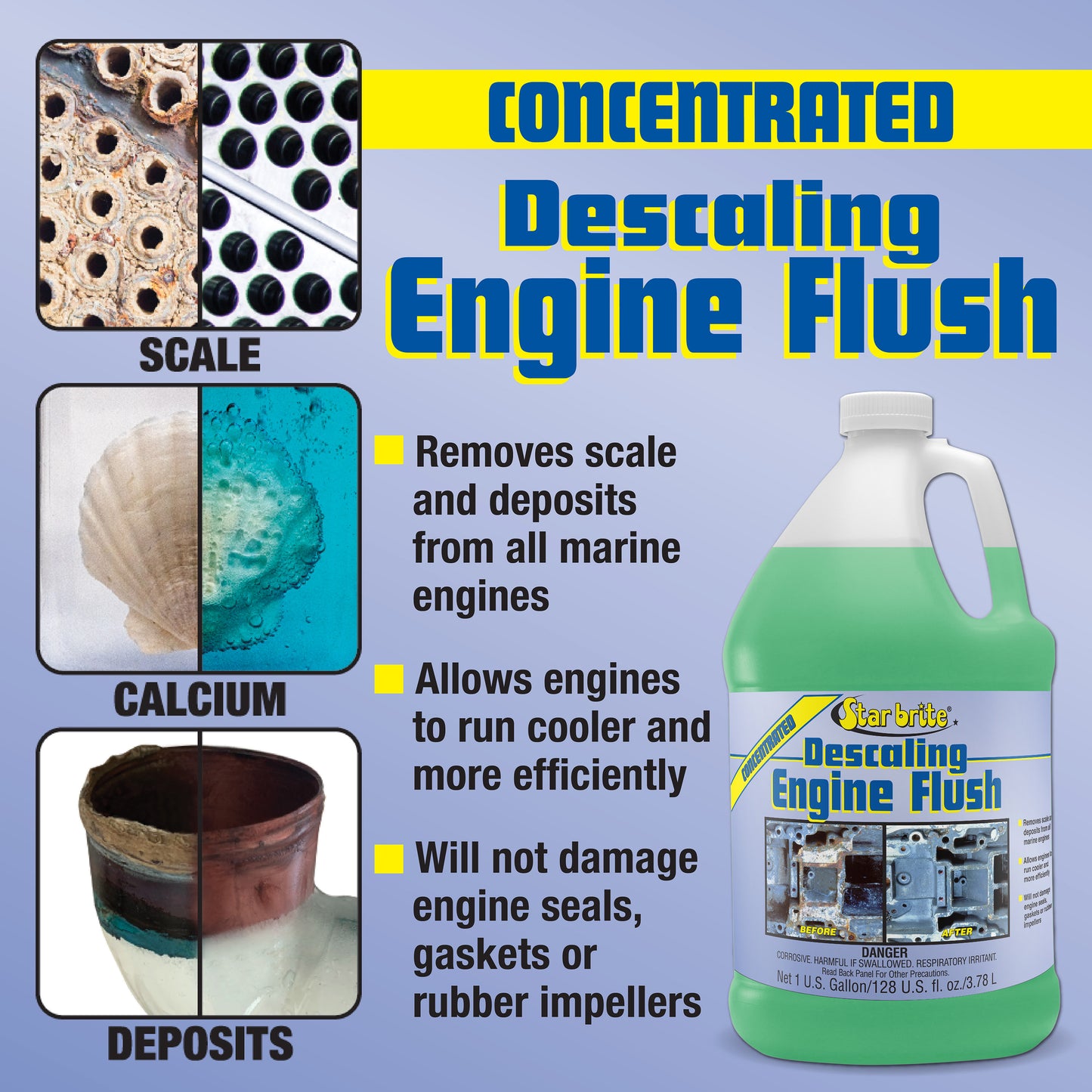 Descaling Motor Flush - Ideal for Boat Motors & Engines