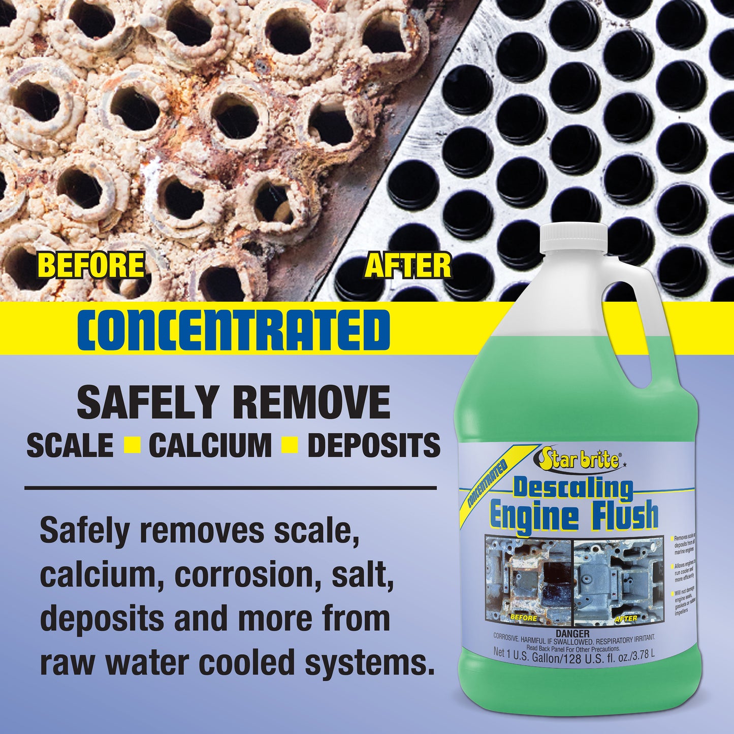 Descaling Motor Flush - Ideal for Boat Motors & Engines