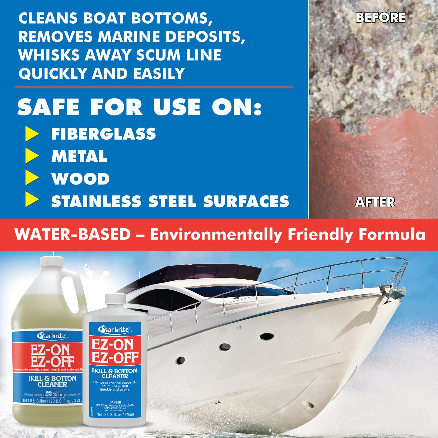 EZ-ON EZ-Off Boat Hull & Bottom Cleaner