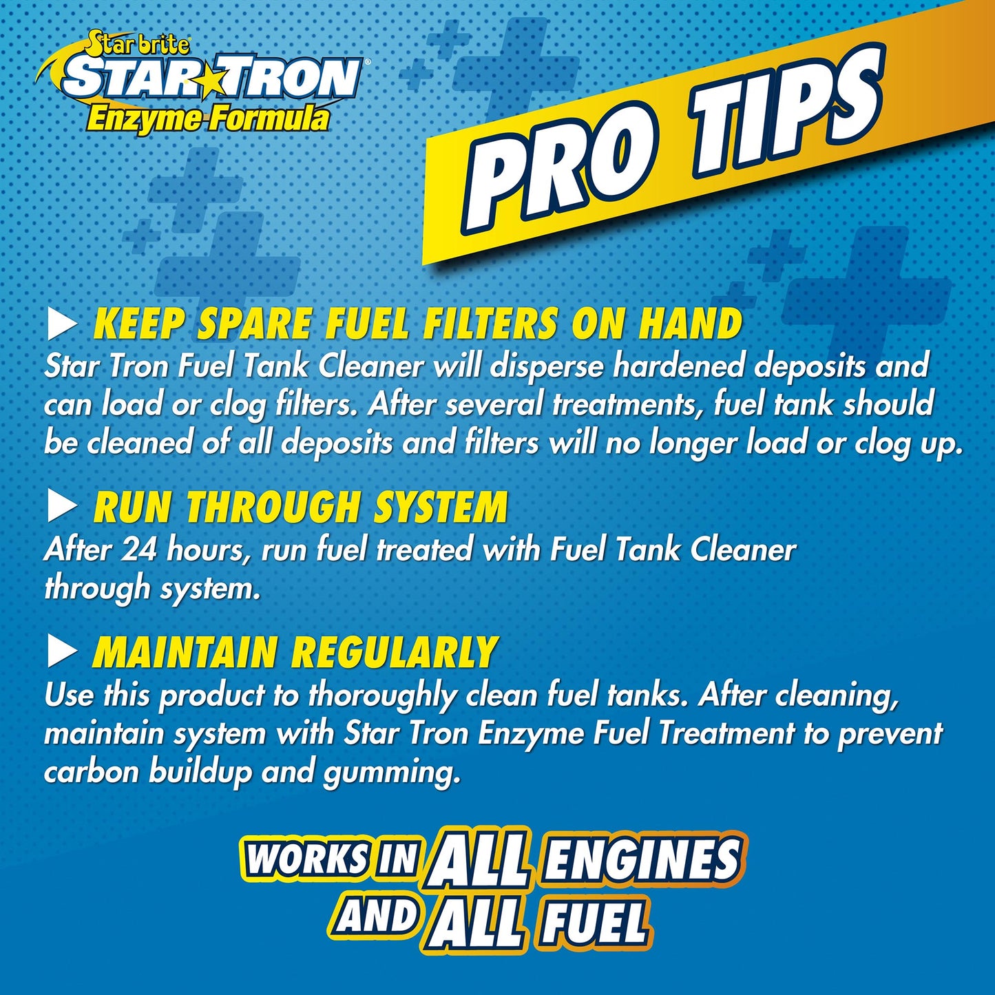 Star Tron Fuel Tank Cleaner - Concentrated Gas/Diesel Formula - Star brite Distributing, LLC