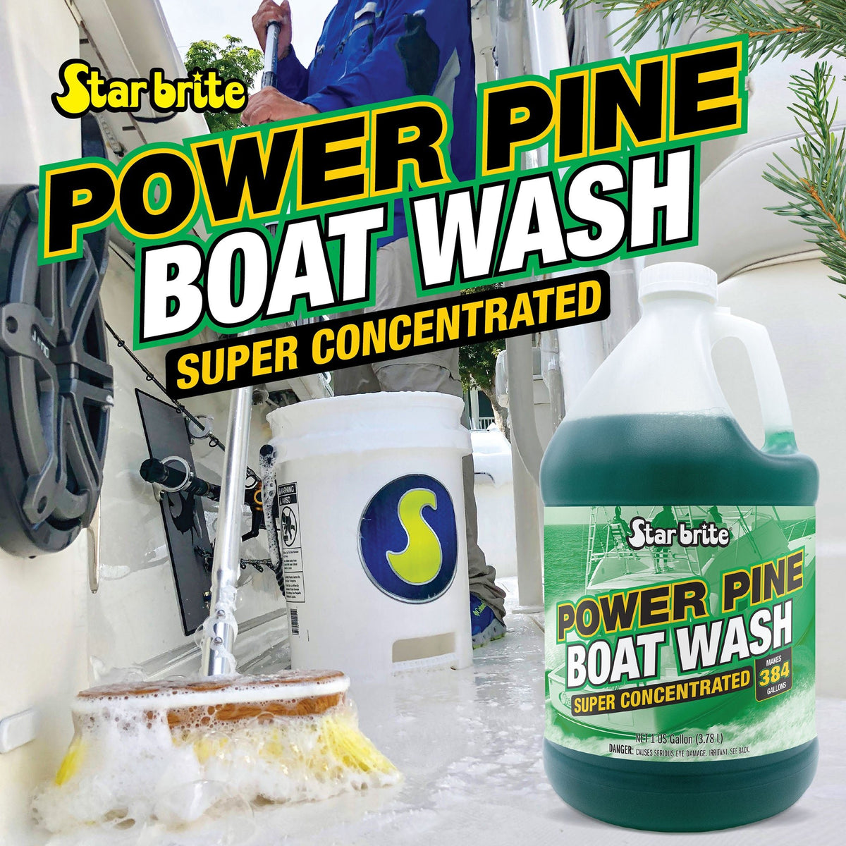 Power Pine Boat Wash Super Concentrate - Star brite Distributing, LLC