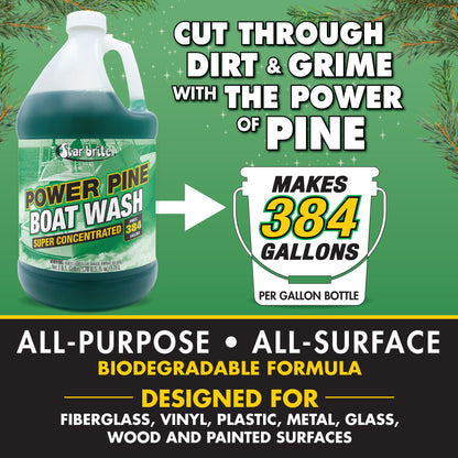 Power Pine Boat Wash - Concentrated Marine Grade Formula
