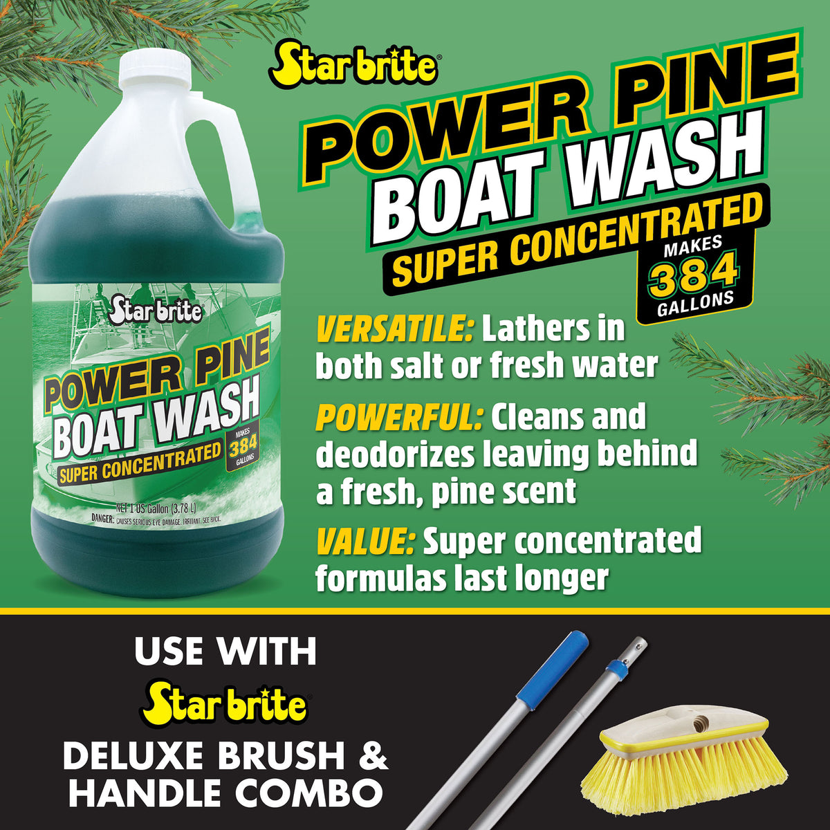 Power Pine Boat Wash Super Concentrate