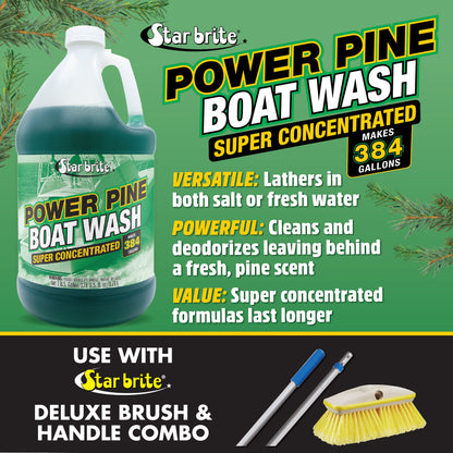 Power Pine Boat Wash - Concentrated Marine Grade Formula