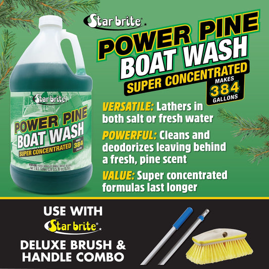 Power Pine Boat Wash - Concentrated Marine Grade Formula - Star brite Distributing, LLC