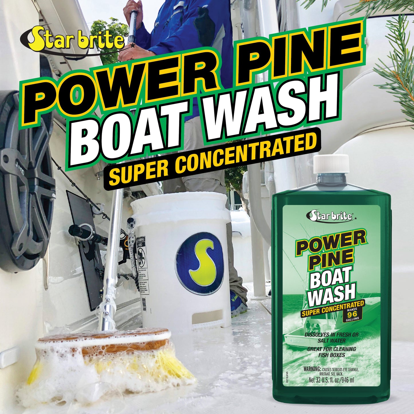 Power Pine Boat Wash - Concentrated Marine Grade Formula