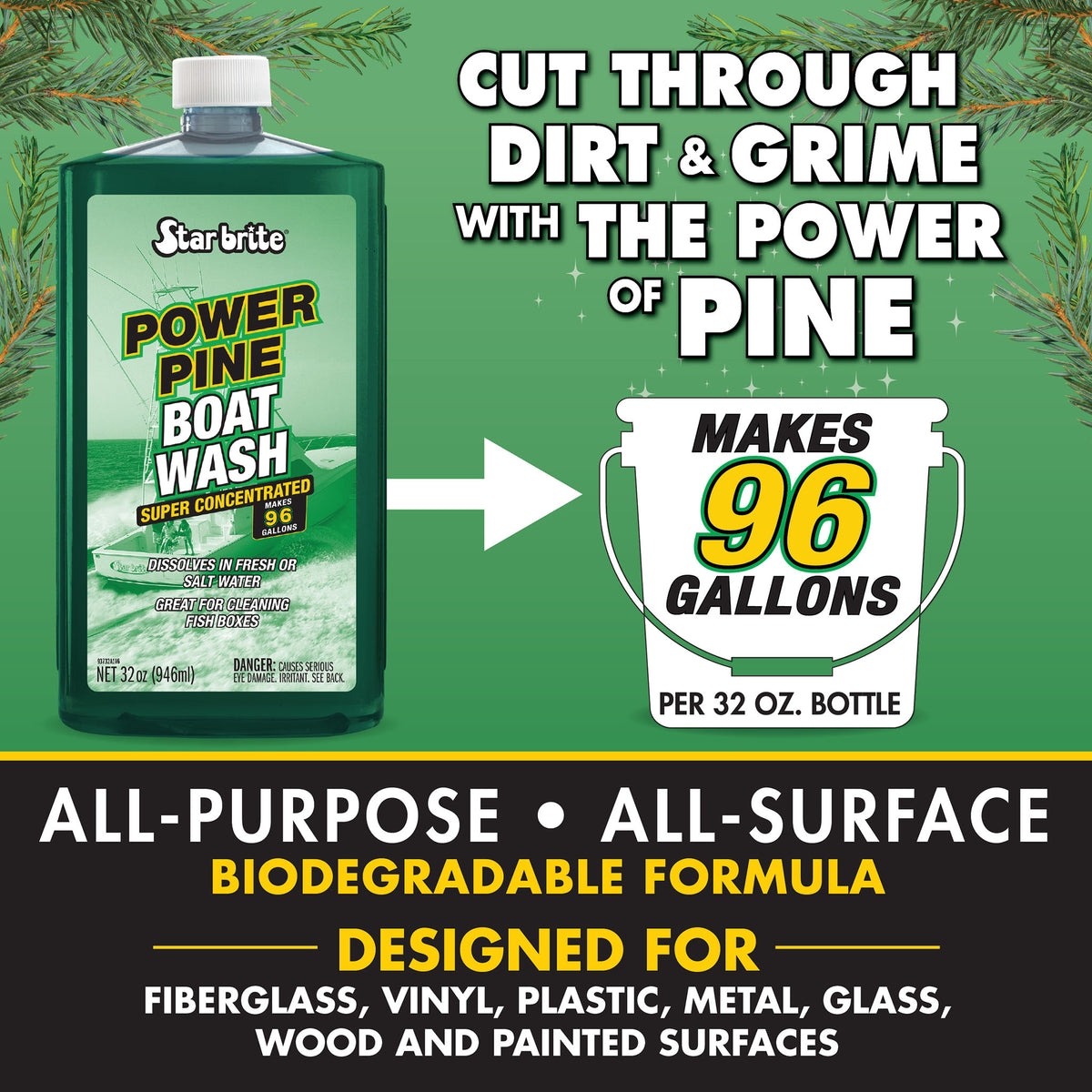 Power Pine Boat Wash Super Concentrate