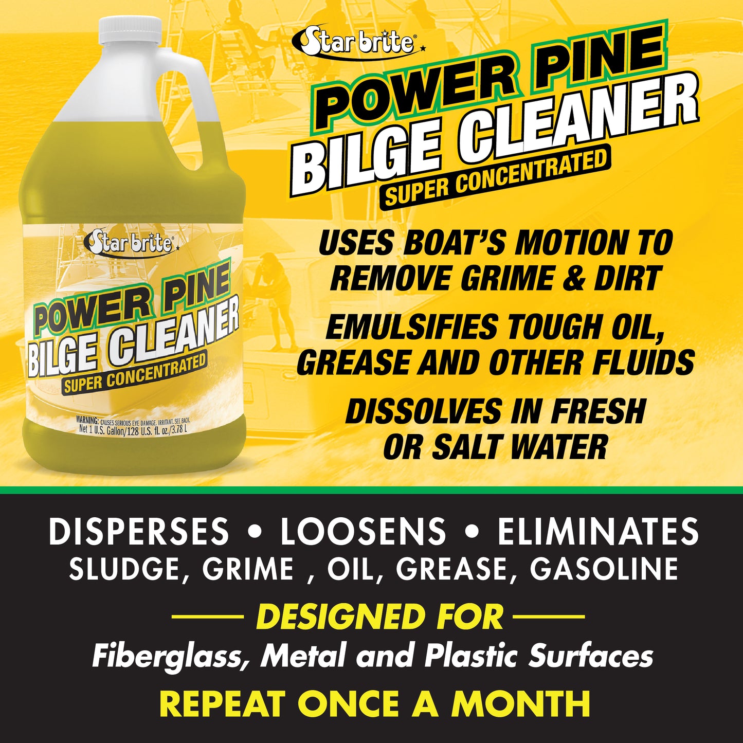 Concentrated Power Pine Bilge Cleaner - Fresh Pine Scent