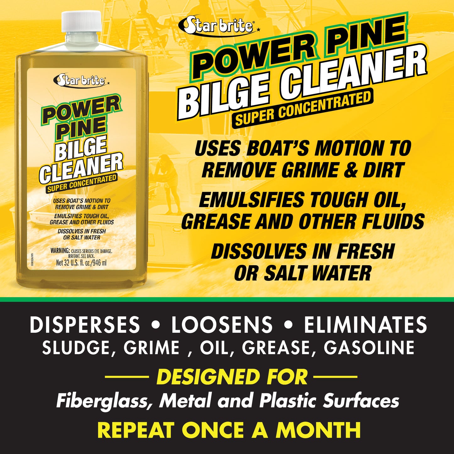Concentrated Power Pine Bilge Cleaner - Fresh Pine Scent