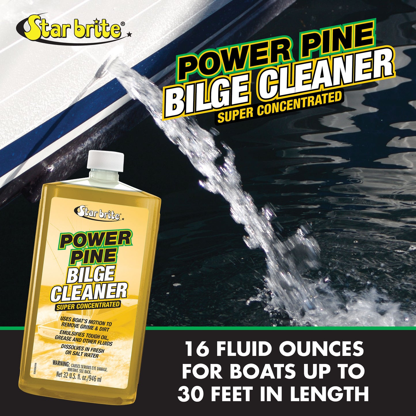 Concentrated Power Pine Bilge Cleaner - Fresh Pine Scent - Star brite Distributing, LLC