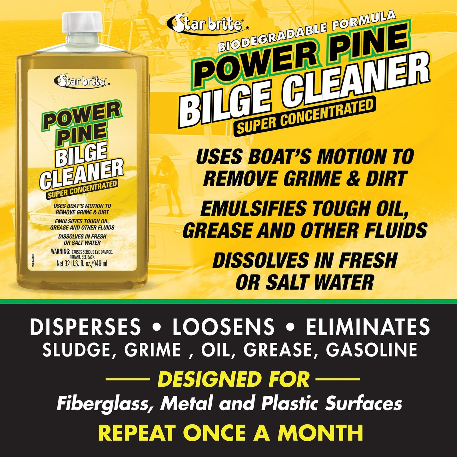 Power Pine Bilge Cleaner Super Concentrate - Star brite Distributing, LLC