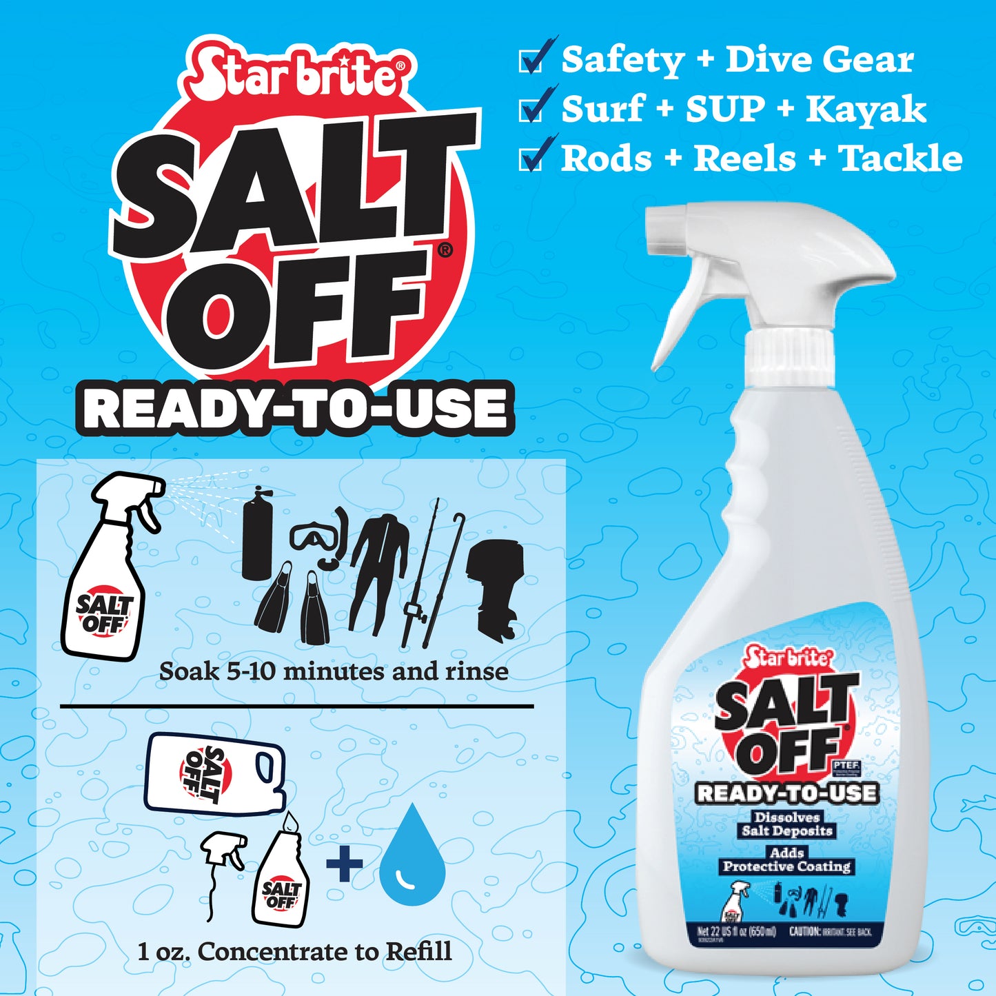 Salt Off Concentrate - Salt Remover Wash & Engine Flush
