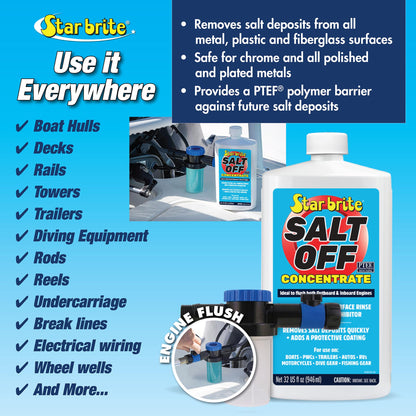 Salt Off Concentrate - Salt Remover Wash & Engine Flush - Star brite Distributing, LLC